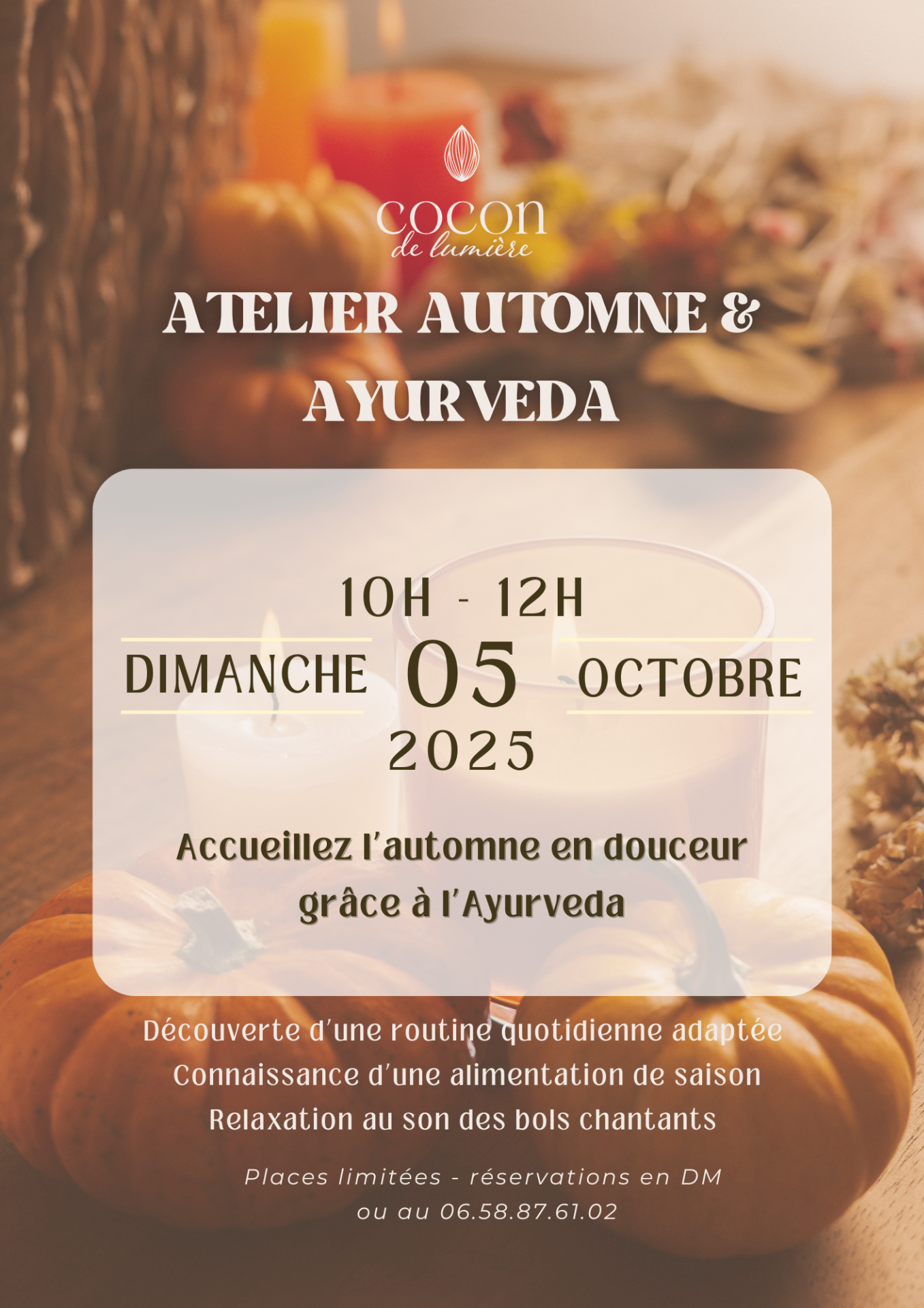 Atelier ayurveda et automne